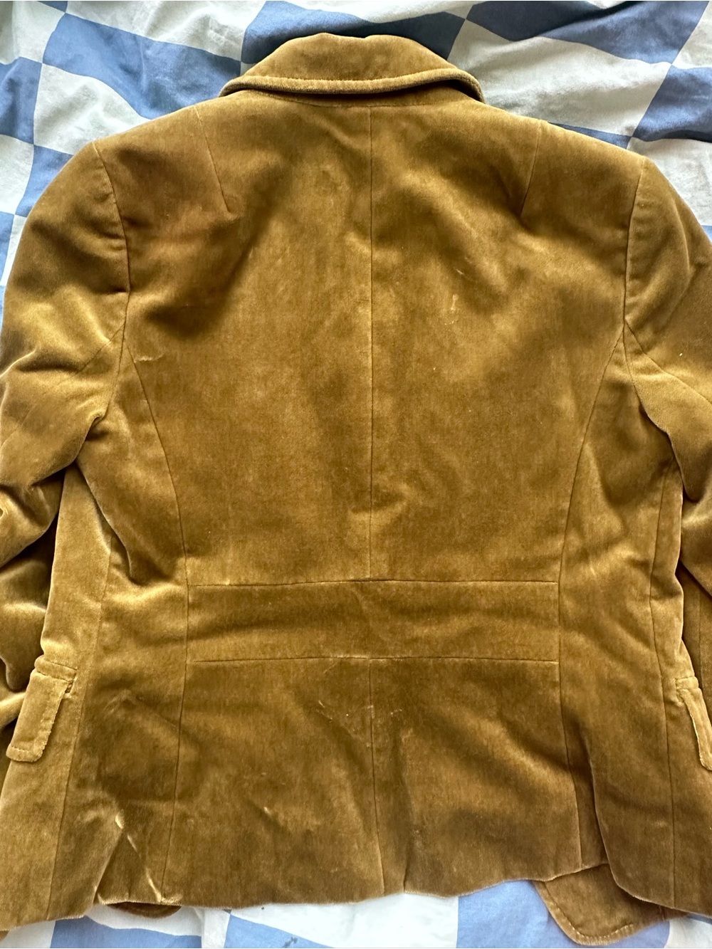J.Crew 2008 École Velvet Blazer Jacket Tawny Olive Size 2 - Picture 9 of 9